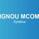 ignou-mcom-syllabus