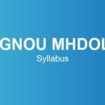 ignou-mhdol-syllabus