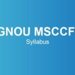 ignou-msccft-syllabus