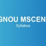 ignou-mscenv-syllabus