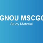 ignou-mscgg-study-material