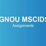 ignou-mscids-assignments