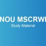 ignou-mscrwee-study-material