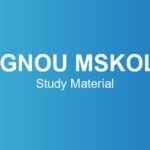 ignou-mskol-study-material