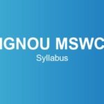 ignou-mswc-syllabus
