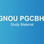 ignou-pgcbht-study-material