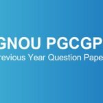 ignou-pgcgps-previous-year-question-papers