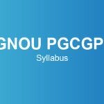 ignou-pgcgps-syllabus