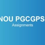ignou-pgcgpsol-assignments