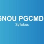 ignou-pgcmdm-syllabus