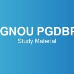 ignou-pgdbp-study-material