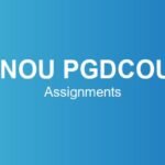 ignou-pgdcoun-assignments