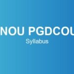 ignou-pgdcoun-syllabus