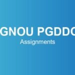 ignou-pgddc-assignments