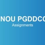 ignou-pgddcol-assignments