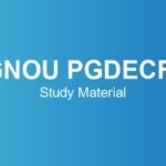 ignou-pgdecfe-study-material