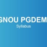 ignou-pgdeme-syllabus