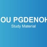 ignou-pgdenohol-study-material