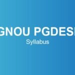 ignou-pgdesd-syllabus