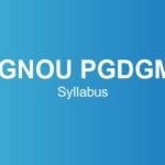 ignou-pgdgm-syllabus