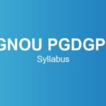 ignou-pgdgps-syllabus