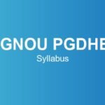 ignou-pgdhe-syllabus