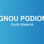 ignou-pgdiom-study-material