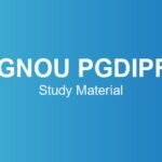 ignou-pgdipr-study-material