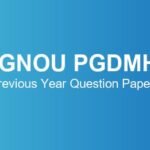 ignou-pgdmh-previous-year-question-papers