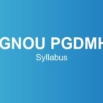ignou-pgdmh-syllabus