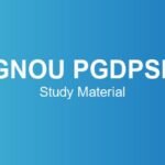 ignou-pgdpsm-study-material