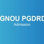 ignou-pgdrd-admission