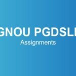 ignou-pgdslm-assignments