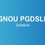 ignou-pgdslm-syllabus