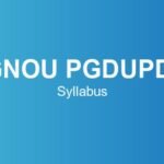 ignou-pgdupdl-syllabus