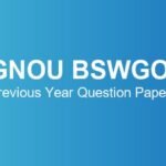 IGNOU BSWGOL Previous Year Question Papers – Download June & December TEE