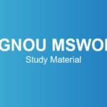 IGNOU MSWOL Study Material – Course Structure, Subjects & Credits