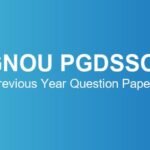 IGNOU PGDSSOL Previous Year Question Papers – Download June & December TEE